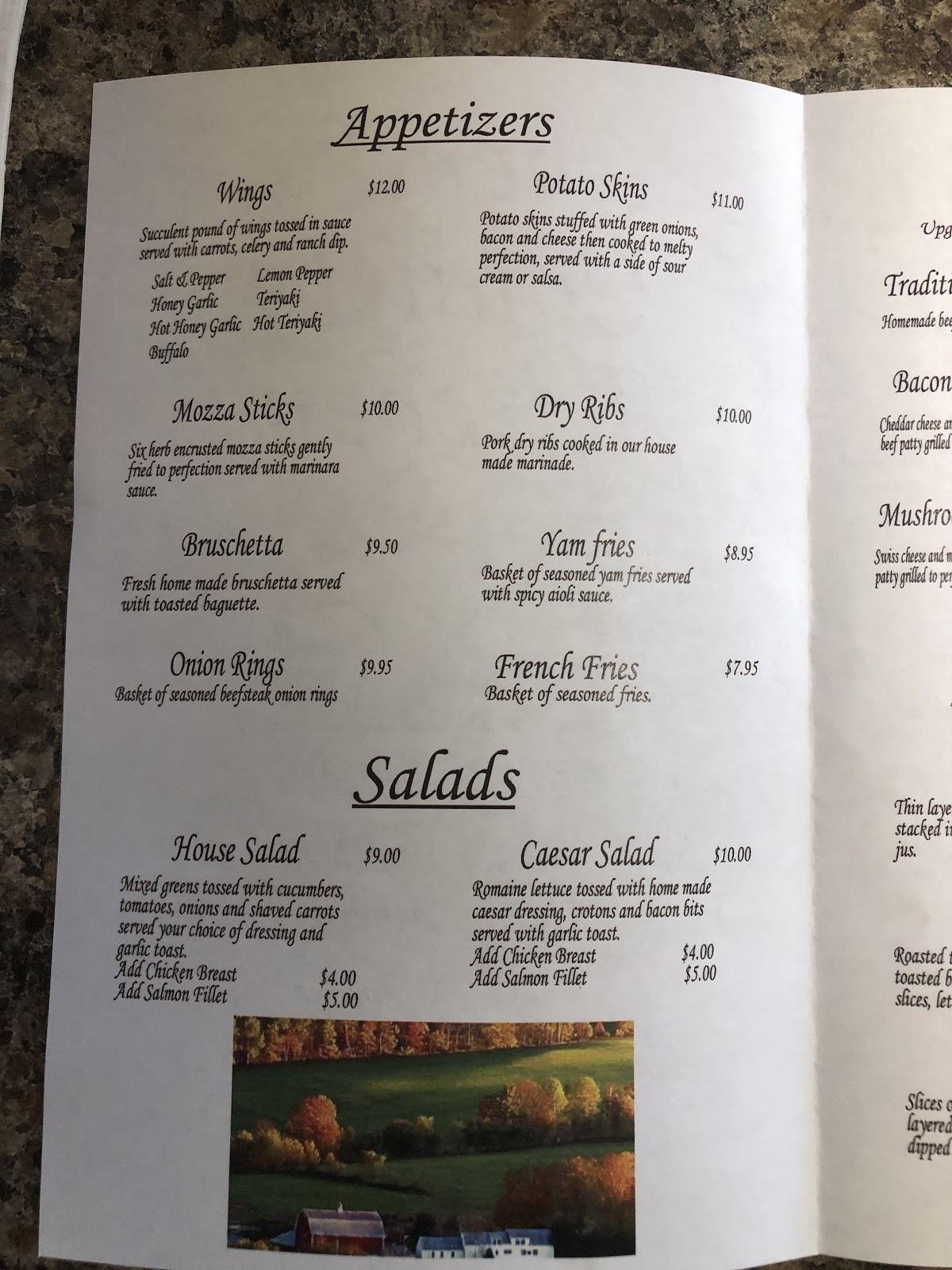 Menu at Cheryl’s Country Kitchen restaurant, Airdrie