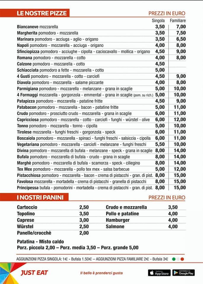 Menu di Marghè Palermo 