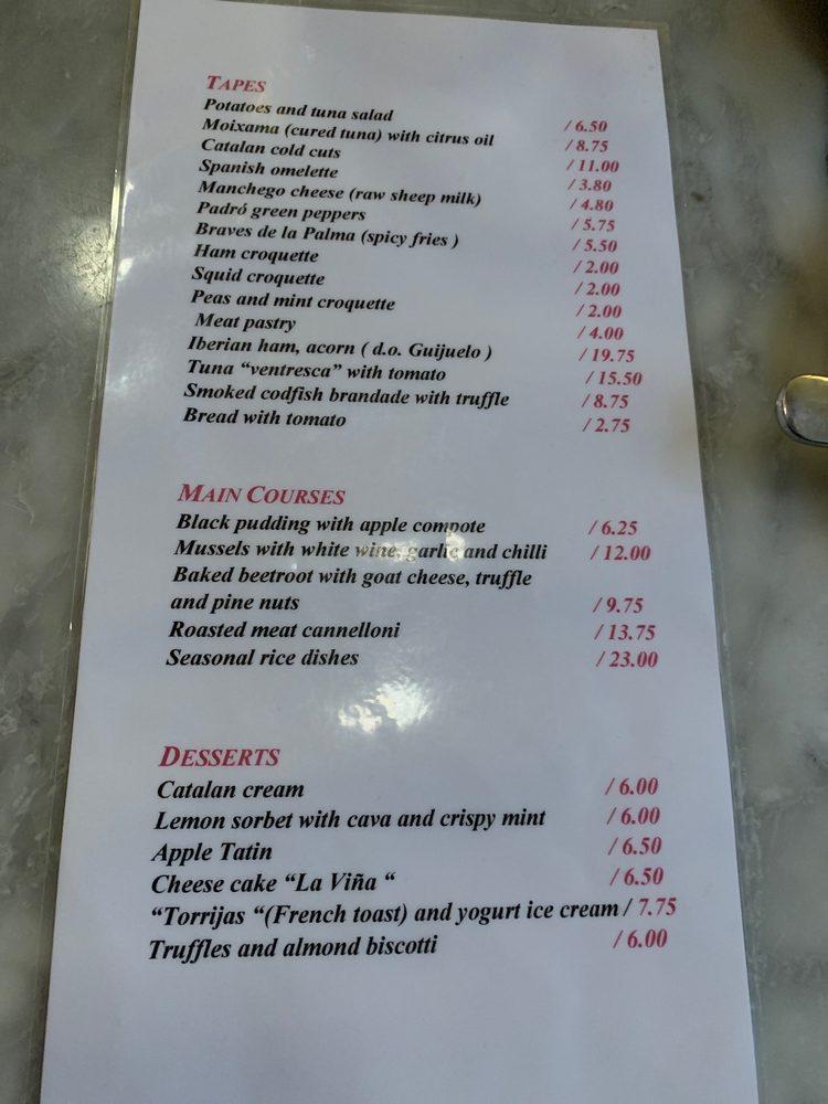 menu-at-bodega-la-palma-pub-bar-barcelona-c-de-la-palma-de-sant-just