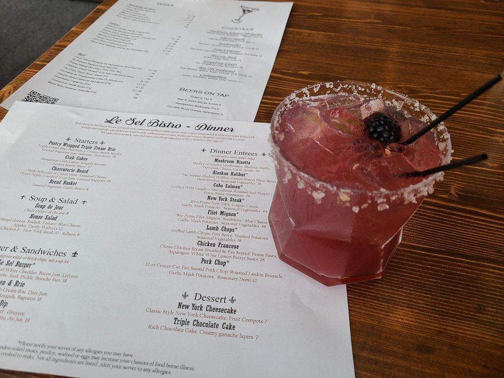 Menu at Le Sel Bistro pub & bar,