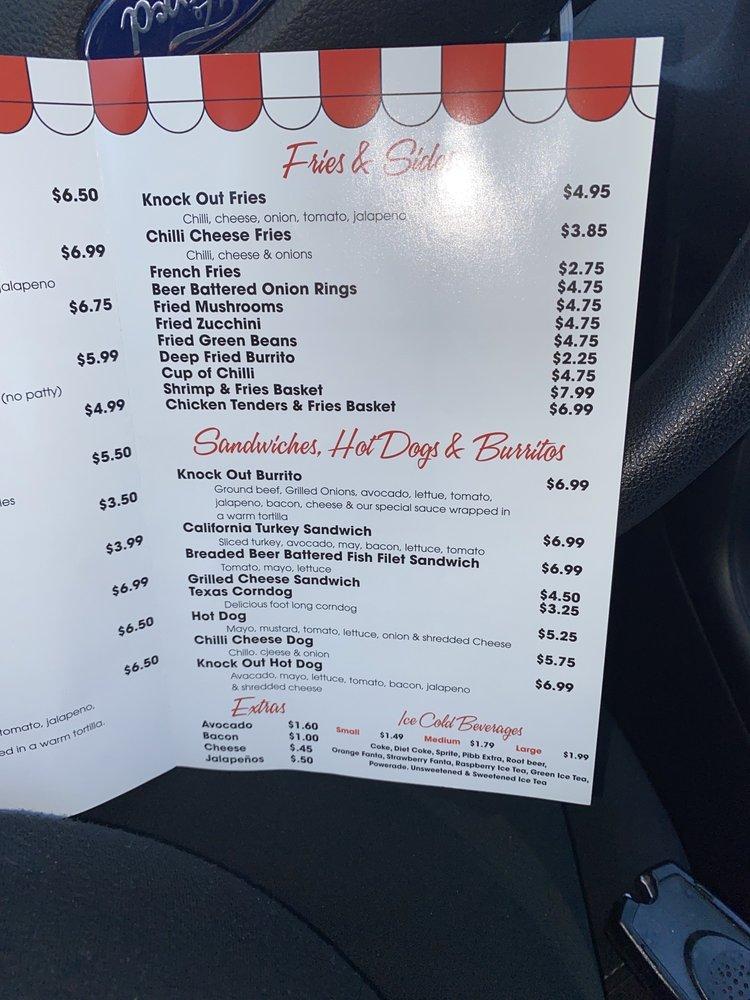 Menu at Scenic Drive In desserts, Modesto, Scenic Dr