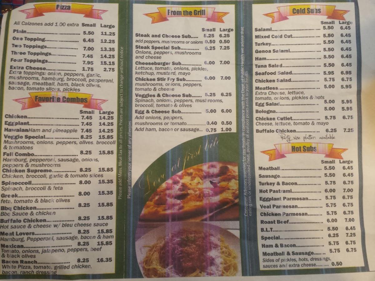 Menu At Harrys Famous Pizza Pizzeria Northbridge