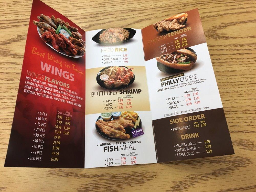 Menu at BTJ Wings restaurant, Hephzibah, Windsor Spring Rd