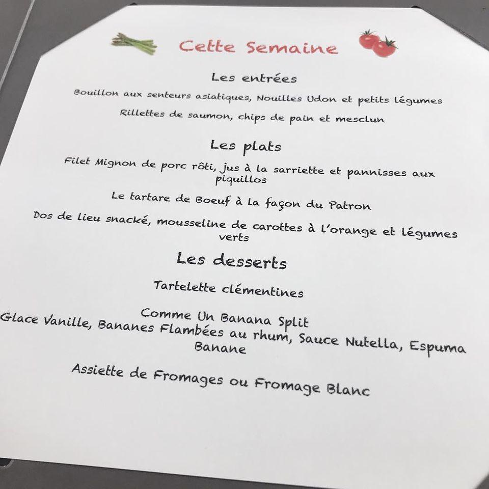 Menu at CARTE BLANCHE DIJON pub & bar, Dijon