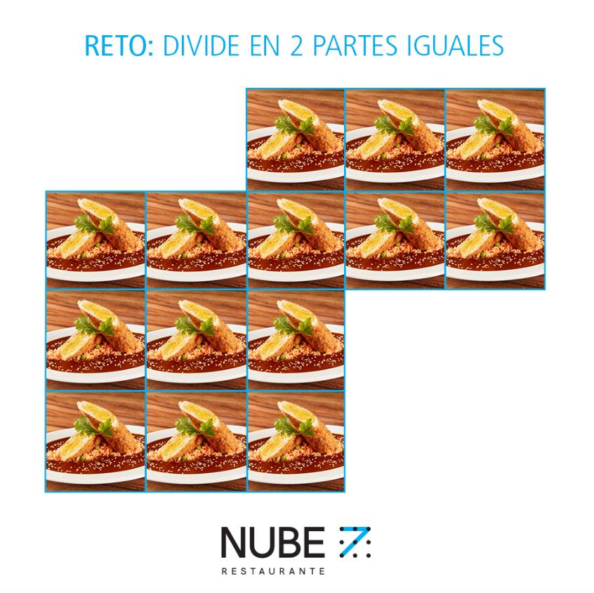 Menu at Nube 7 restaurant, Mexico City