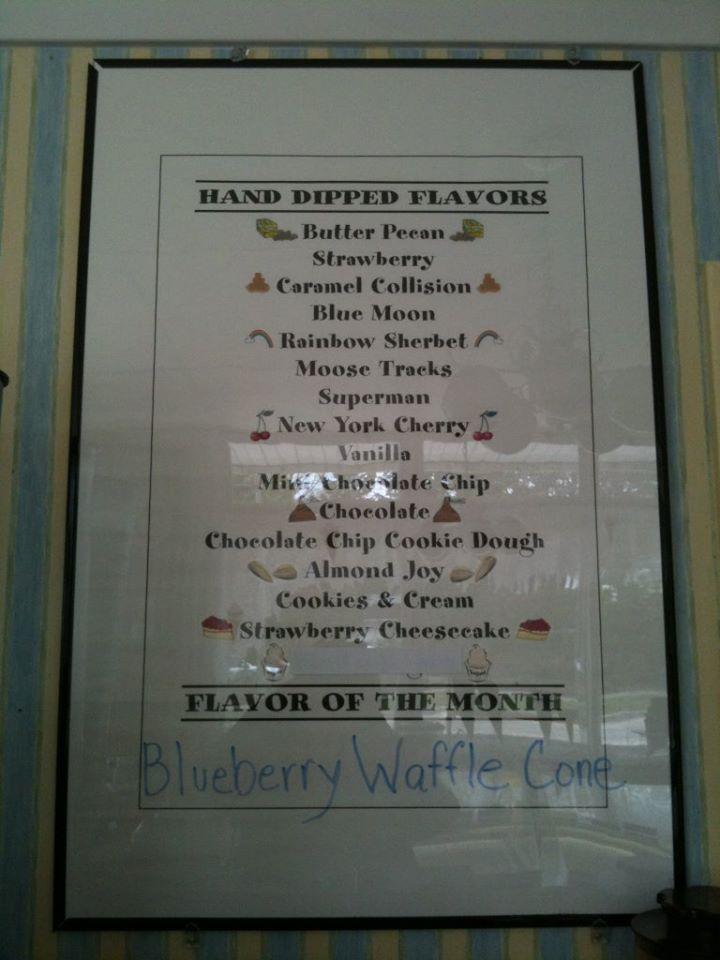 Menu at Darien Ice Cream Shoppe, Darien
