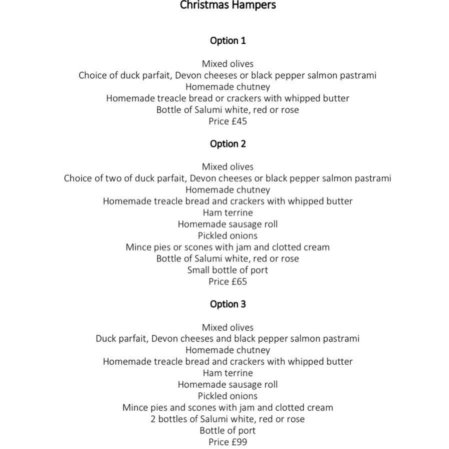 Menu at Rock Salt Cafe Brasserie, Plymouth