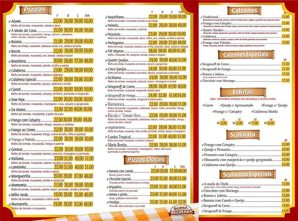 Maximo's Açai Lanchonete e Pizzaria cardápio
