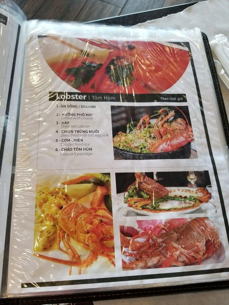 Menu at Tràm Chim Live King Crab restaurant, Westminster, Beach Blvd A