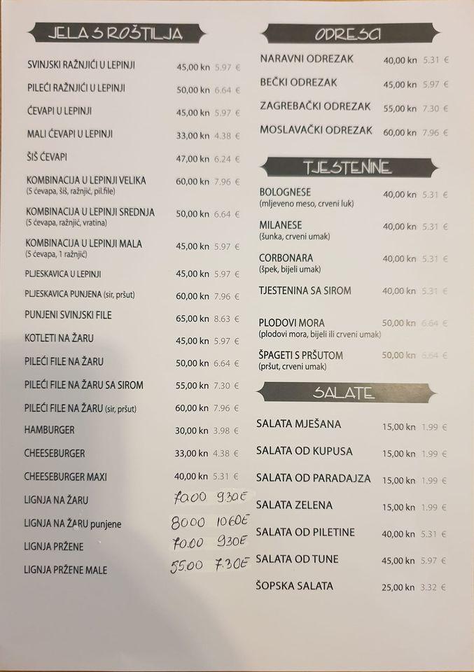 Menu di Pizzeria "4M" 