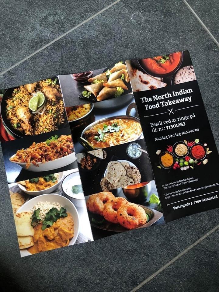 Menu at The North Indian Food Takeaway, Grindsted