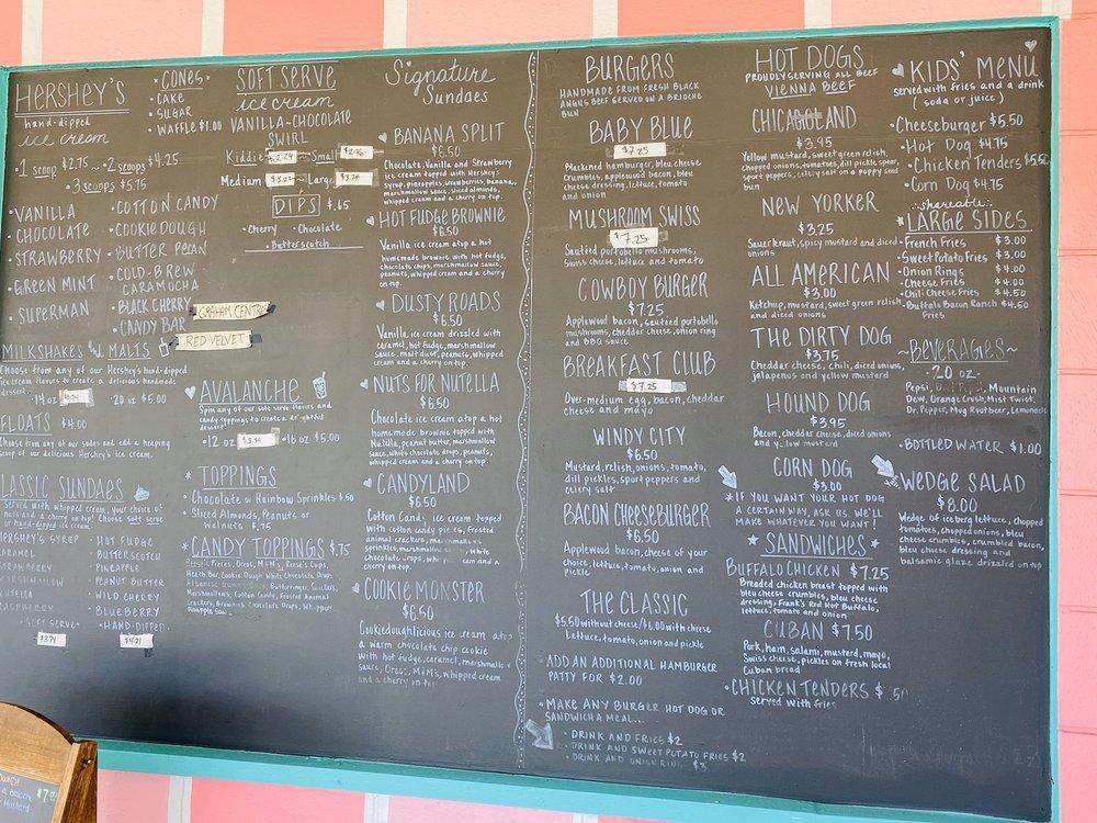 Menu at Dairy Rich restaurant, Palm Harbor
