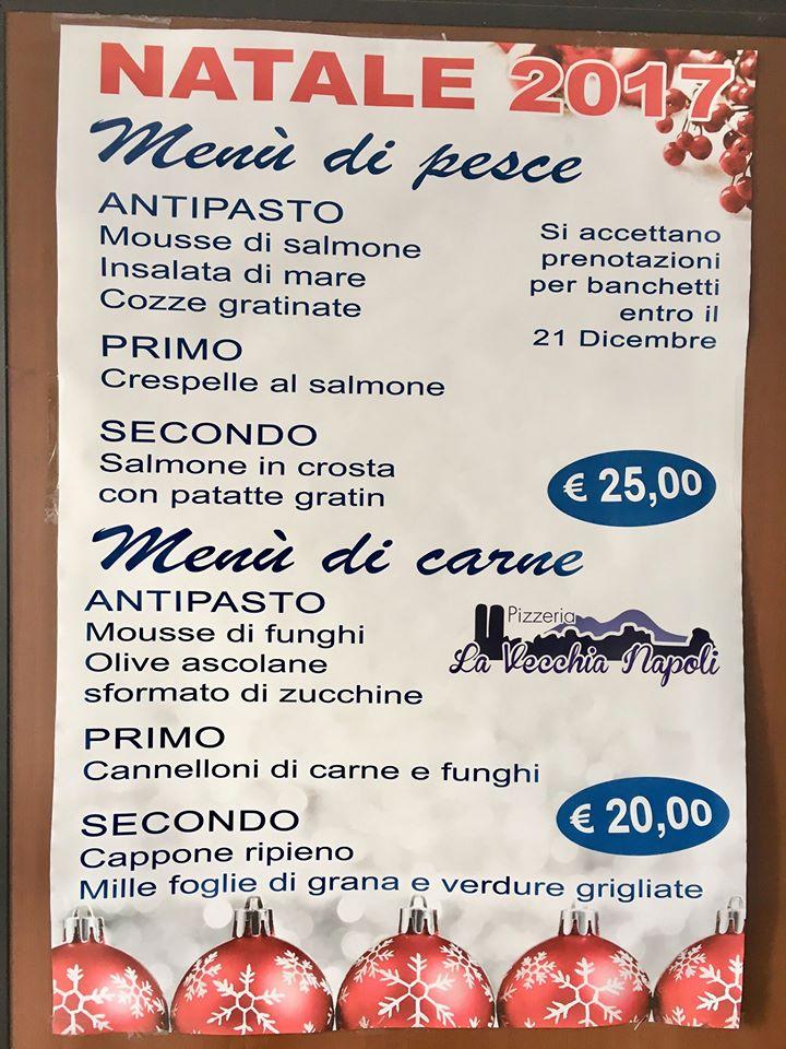 Menu Da La Vecchia Napoli Ristorante Meda