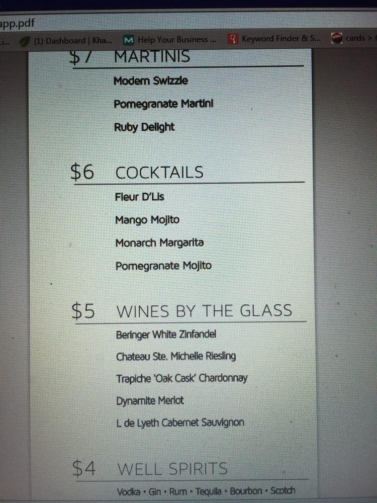 Menu at Chart House steakhouse, Dana Point