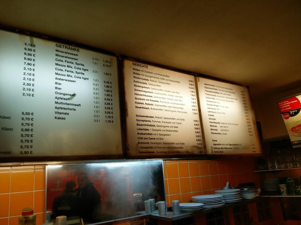 Menu At Freddy's Restaurant, Hamburg