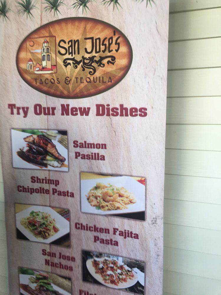 Menu at San Jose Mexican Restaurant, Lumberton, N Roberts Ave