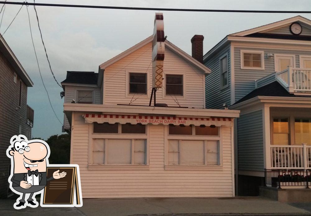 York Beach Dairy Bar, 104 Long Beach Ave in York Restaurant menu and