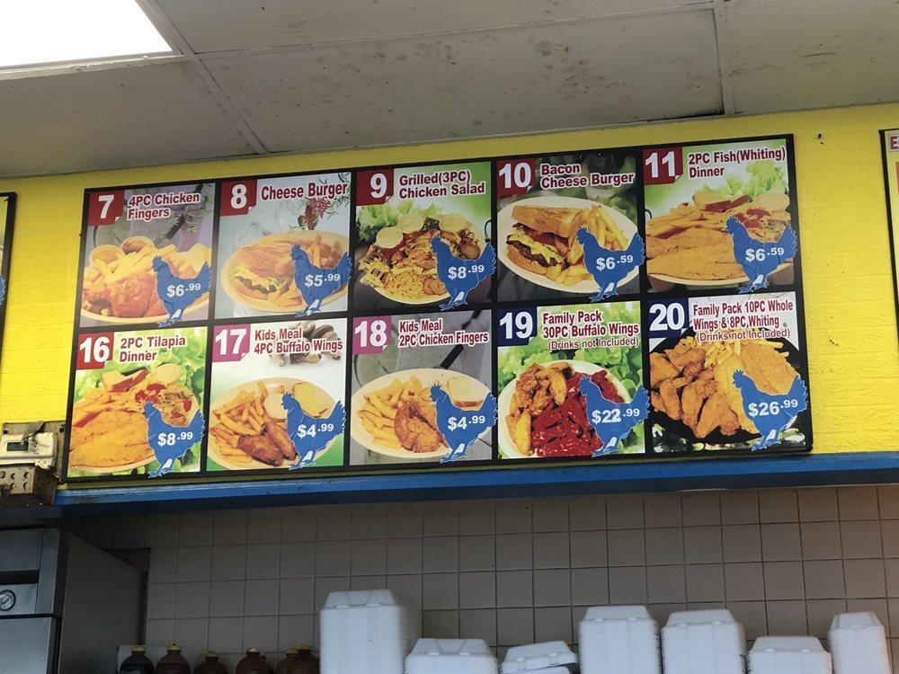 Menu at Exotic Wings & Things fast food, Birmingham, 208 Green Springs Ave S