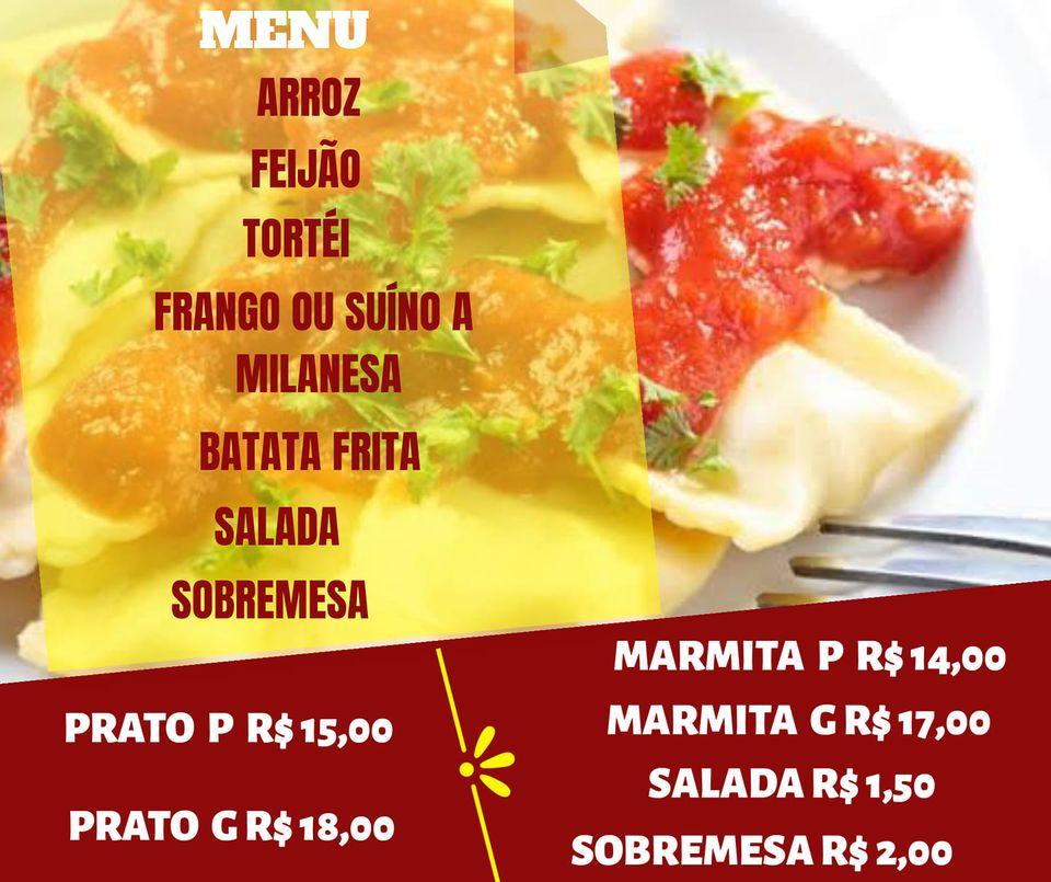 Menu em Flor De Sal Restaurante E Café Ouro