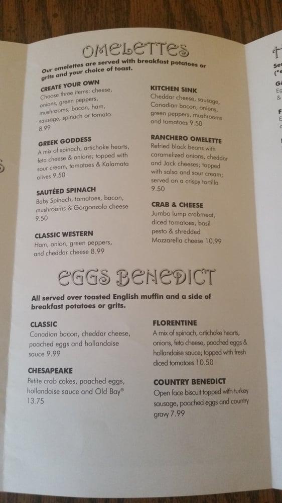 Menu at The Grill At Quarterfield Station restaurant, Glen Burnie