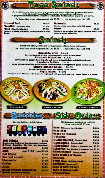 La Hacienda menu – SLC menu