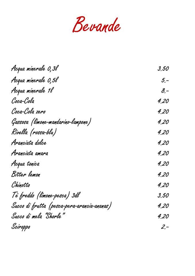 Menu di Locanda Poncini 