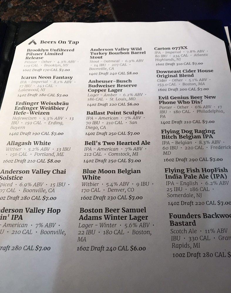 Menu at The Station Bar & Grill, Garwood