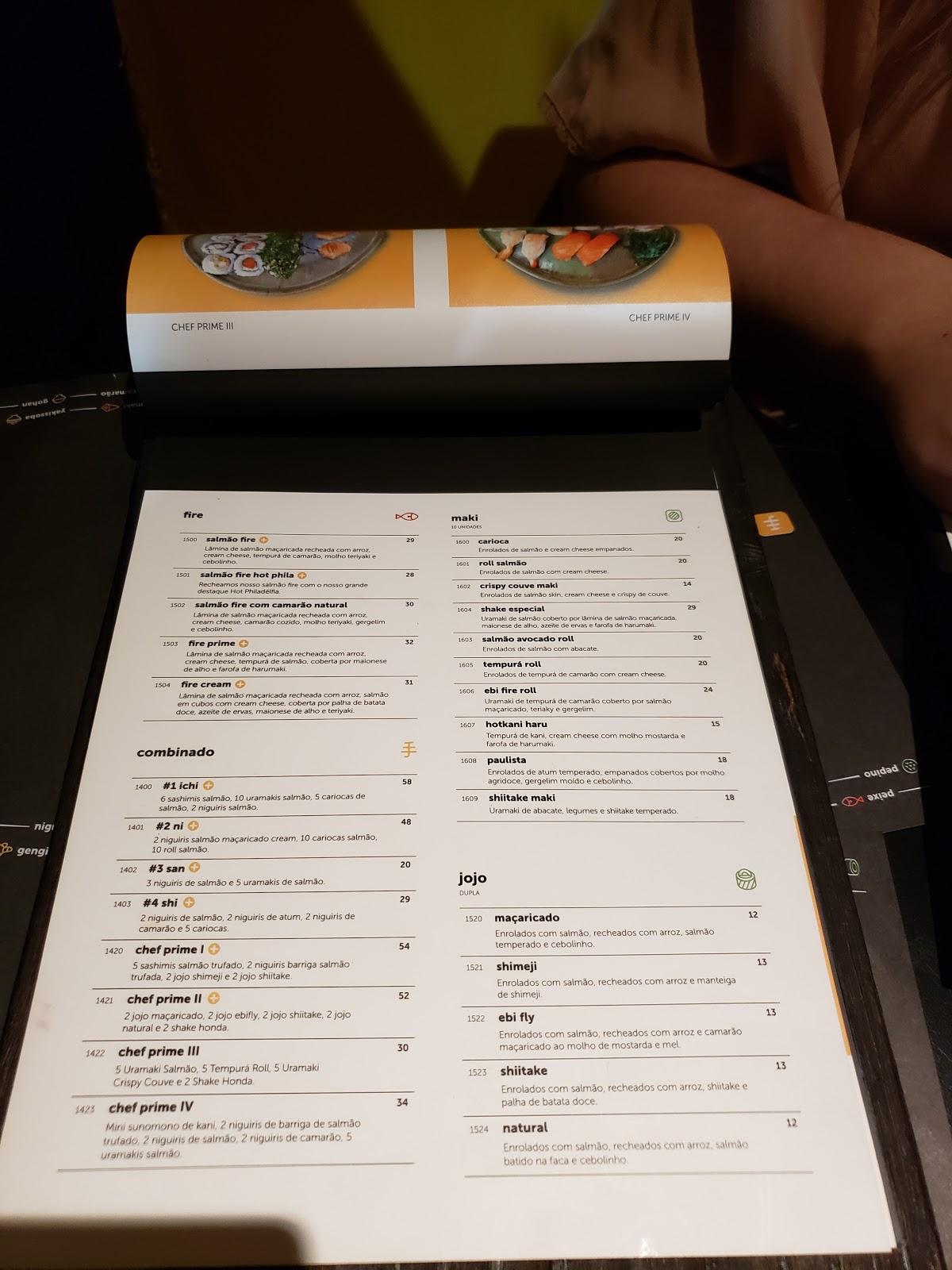 Temix Sushi - Casa Forte cardápio