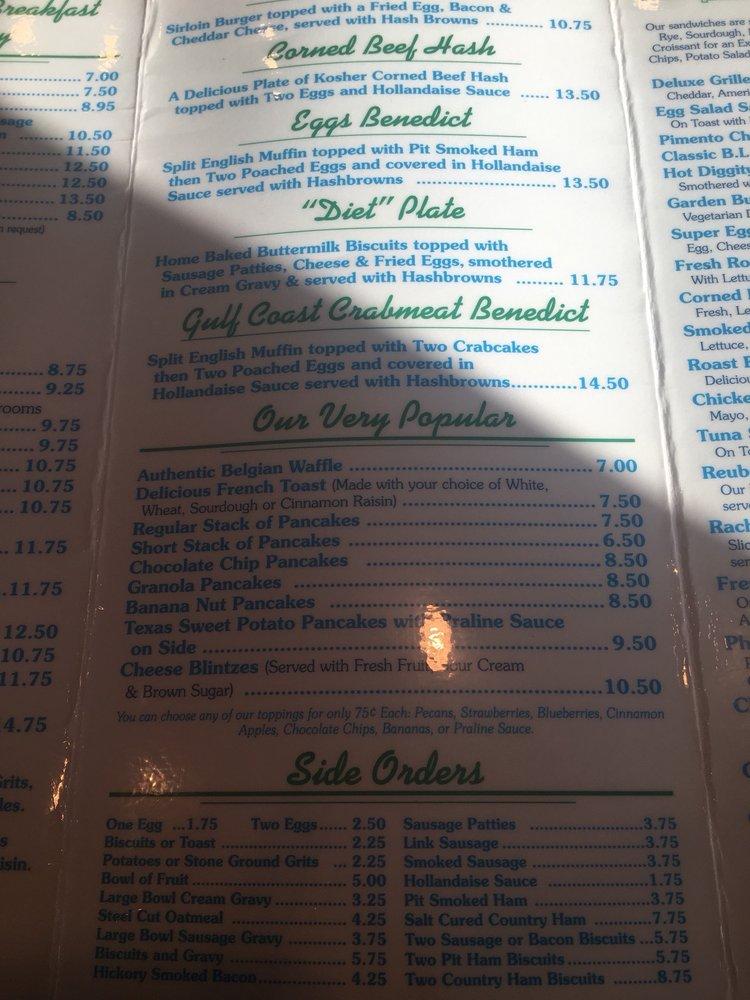 Menu at Donut Hole Bakery and Cafe, Destin