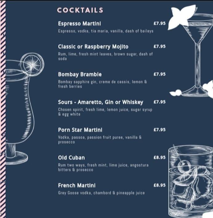 Menu at The Lighthouse Bar and Grill, Donaghadee