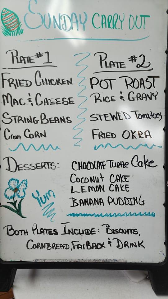 Menu at The Country Kitchen Buffet restaurant, Cheraw