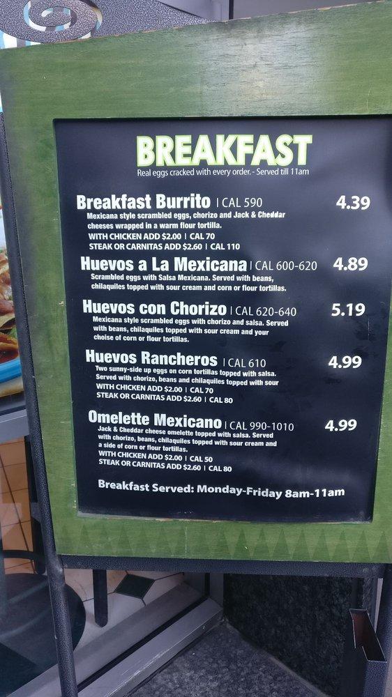 Menu at La Salsa restaurant, Los Angeles, 445 S Figueroa St Ste 104