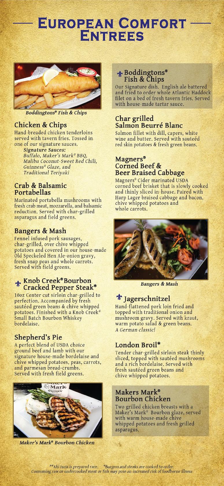 Menu at Park Lane Tavern of VB Kempsville pub & bar, Virginia Beach