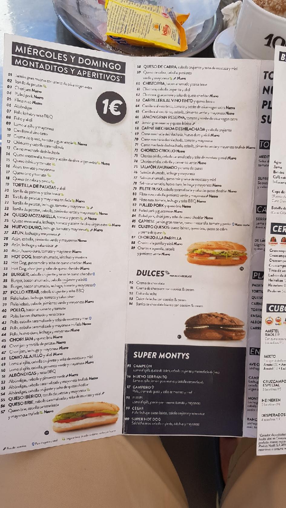 Carta Del Restaurante La Sure a El Tablero Av Francisco Vega Monroy Carta del restaurante la sure a el tablero av francisco vega monroy
