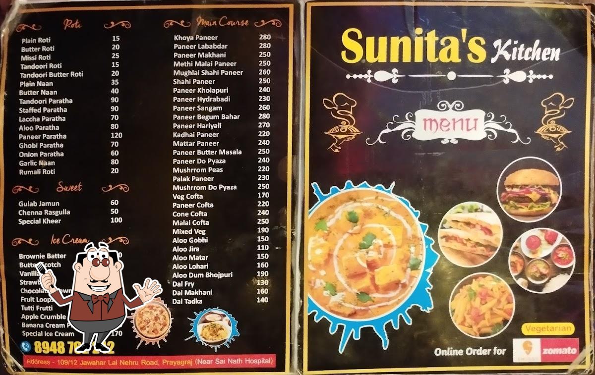 Sunitas Kitchen menu