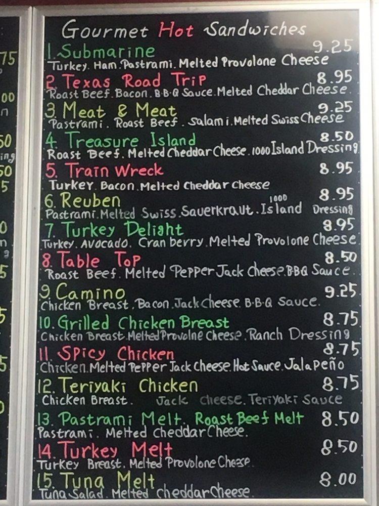 Menu at Big Cheese cafe, San Leandro, Edison Ave