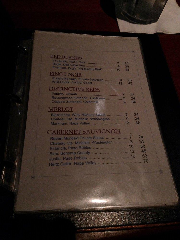 Menu at Ric's Restaurant and Sports Lounge, Camarillo