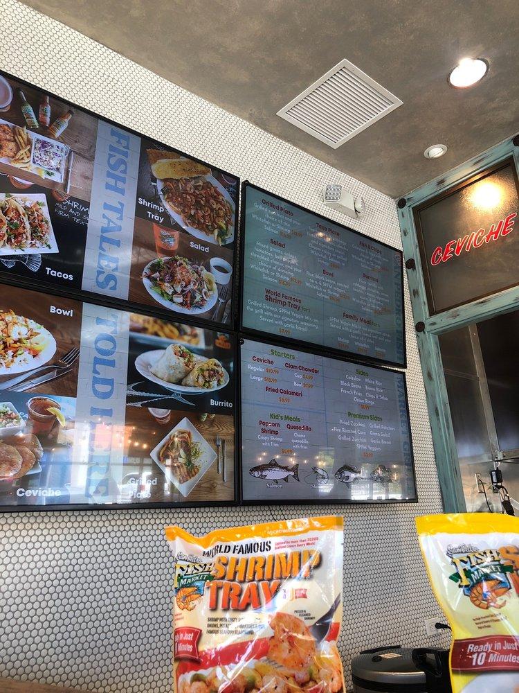 Menu at San Pedro Fish Market Grille restaurant, Rolling Hills Estates