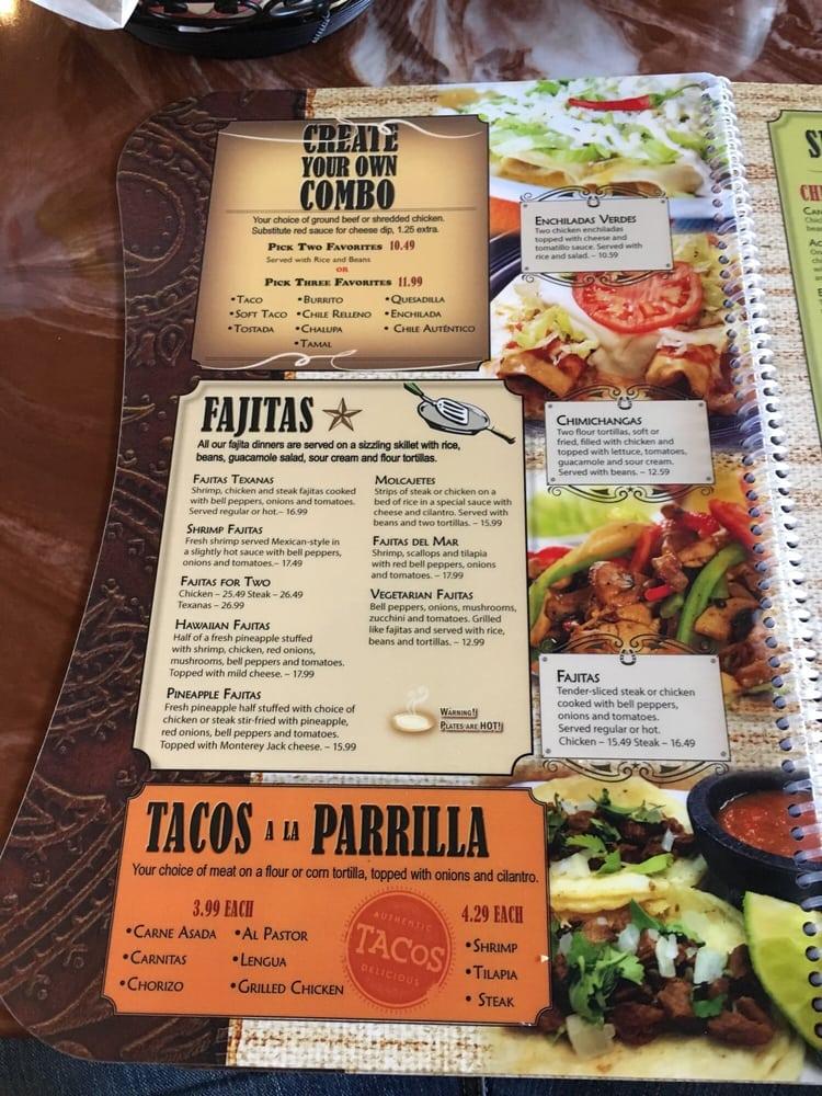 Menu At Rodeo Grande Restaurant, Roanoke