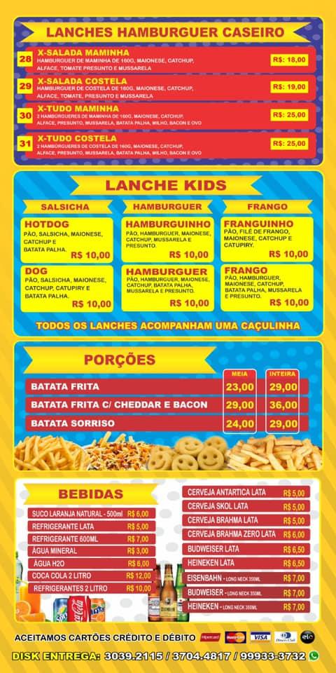 Lemão Lanches Limeira cardápio