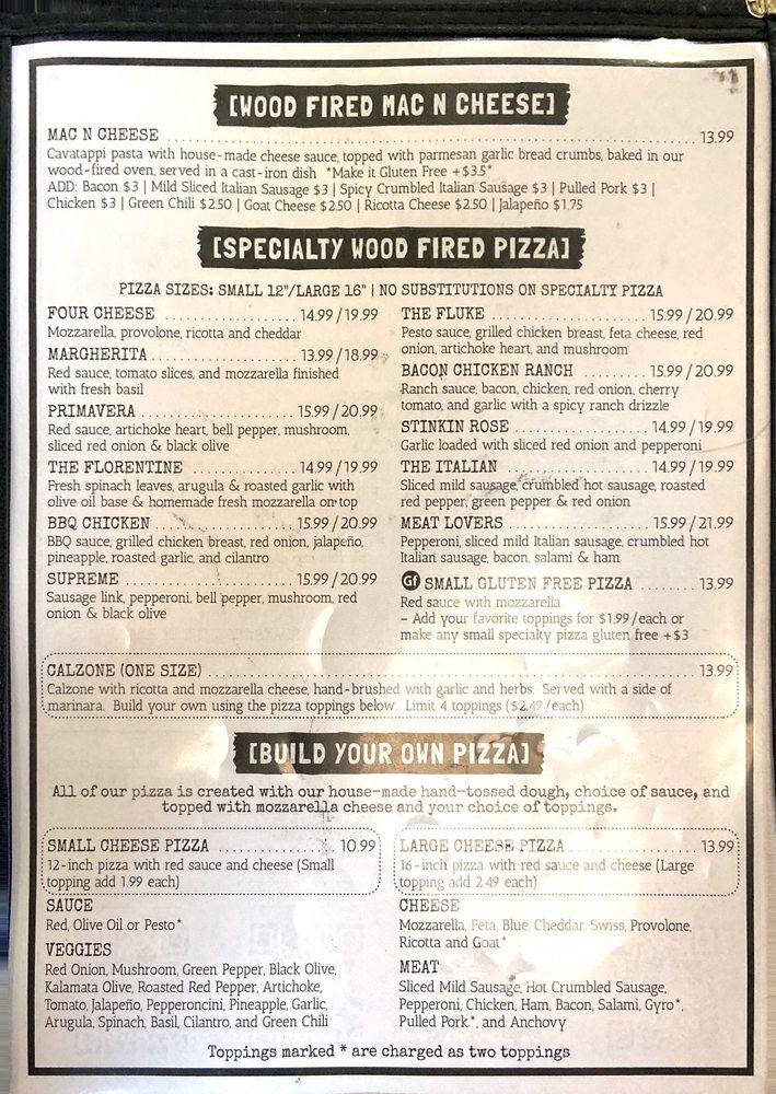 Menu at Park Plaza Liquor And Deli pizzeria, Prescott