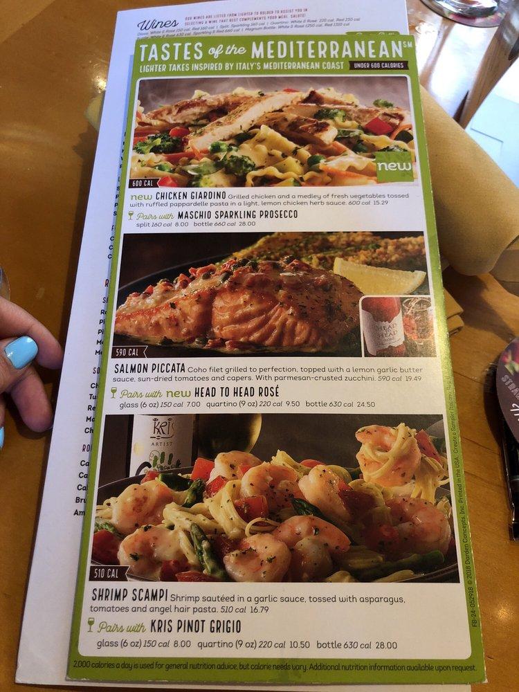 Menu at Olive Garden Italian Restaurant, Nampa