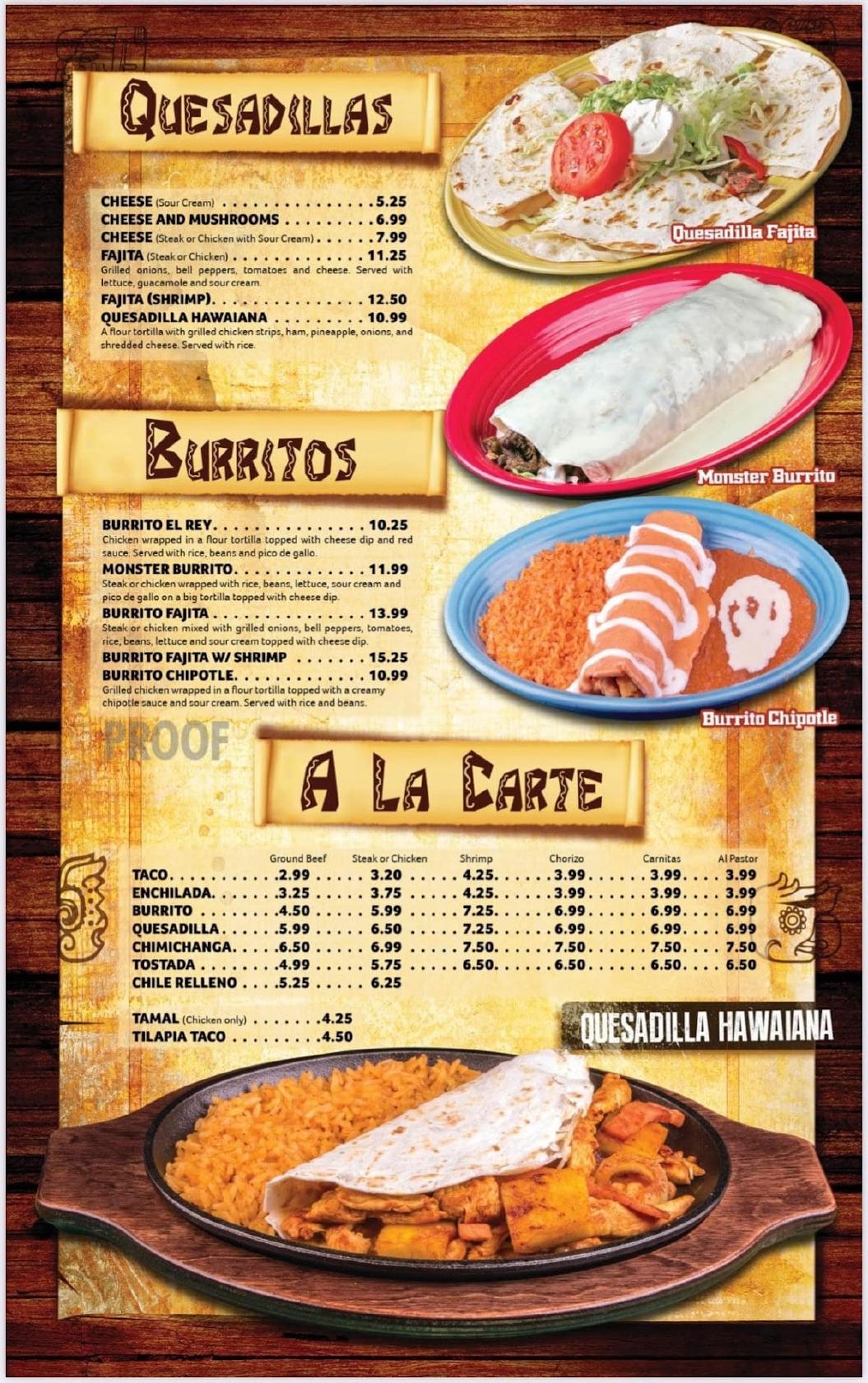 Menu At Don Sol Mexican Grill Restaurant Mattoon