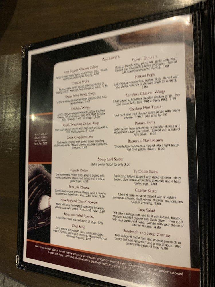Menu at Burger Town Grille & Upper Deck Sports Bar, Portage