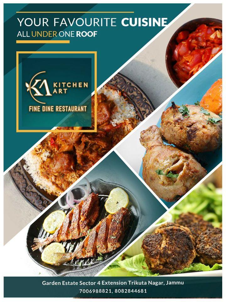 Menu at Kitchen Art, Narasannapeta