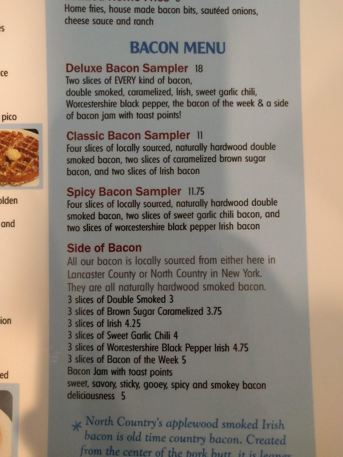 Menu at Gracie's On West Main cafe, LeacockLeolaBareville