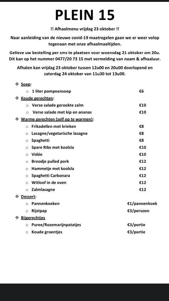 Menu At Plein 15 Westerlo menu-at-plein-15-westerlo