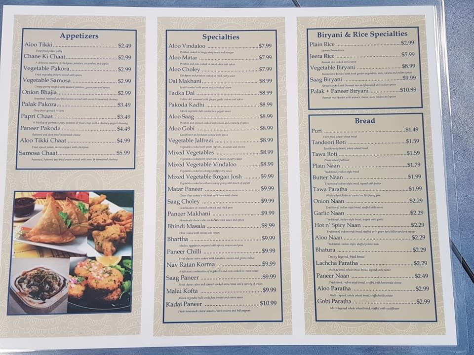 Menu at Ajanta Grocers & Carry Out, Auburn Hills