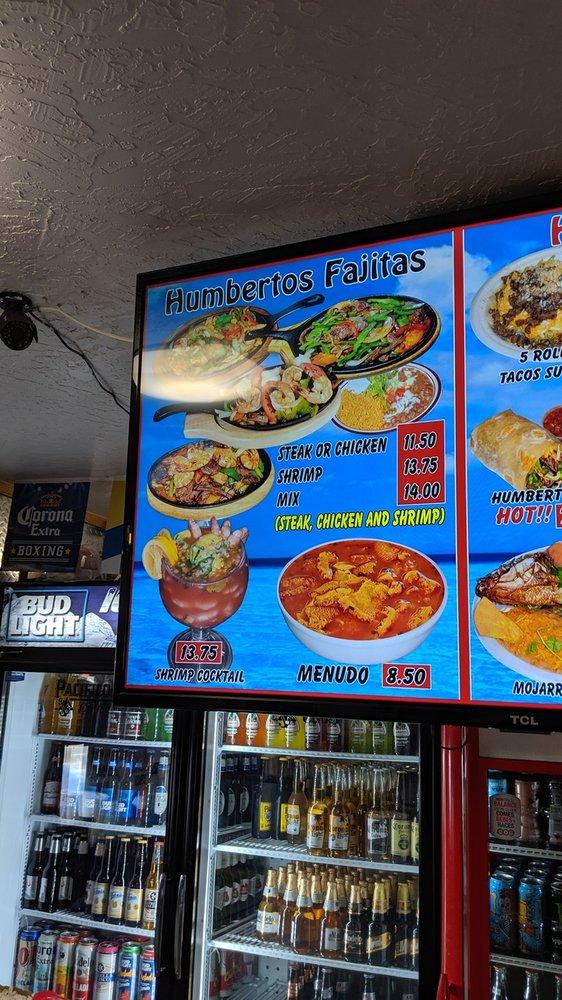 Carta del restaurante Humberto's Taco Shop, Bullhead City