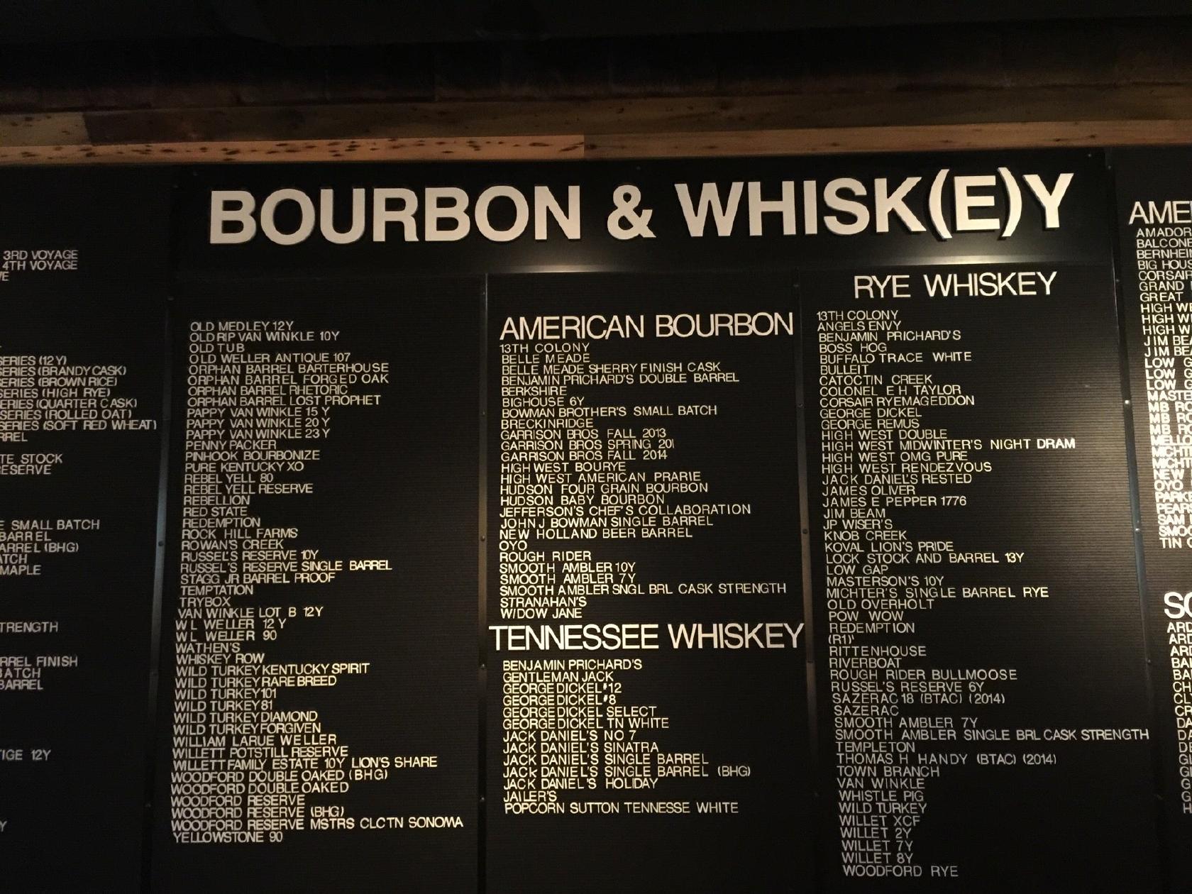 Menu at OBC Kitchen pub & bar, Lexington